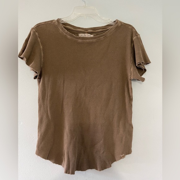 Free people olive top - Picture 1 of 3